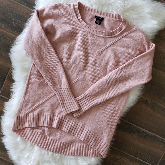 Calvin Klein Sweaters - B2G1 Calvin Klein Blush Pink High/Low Sweater
